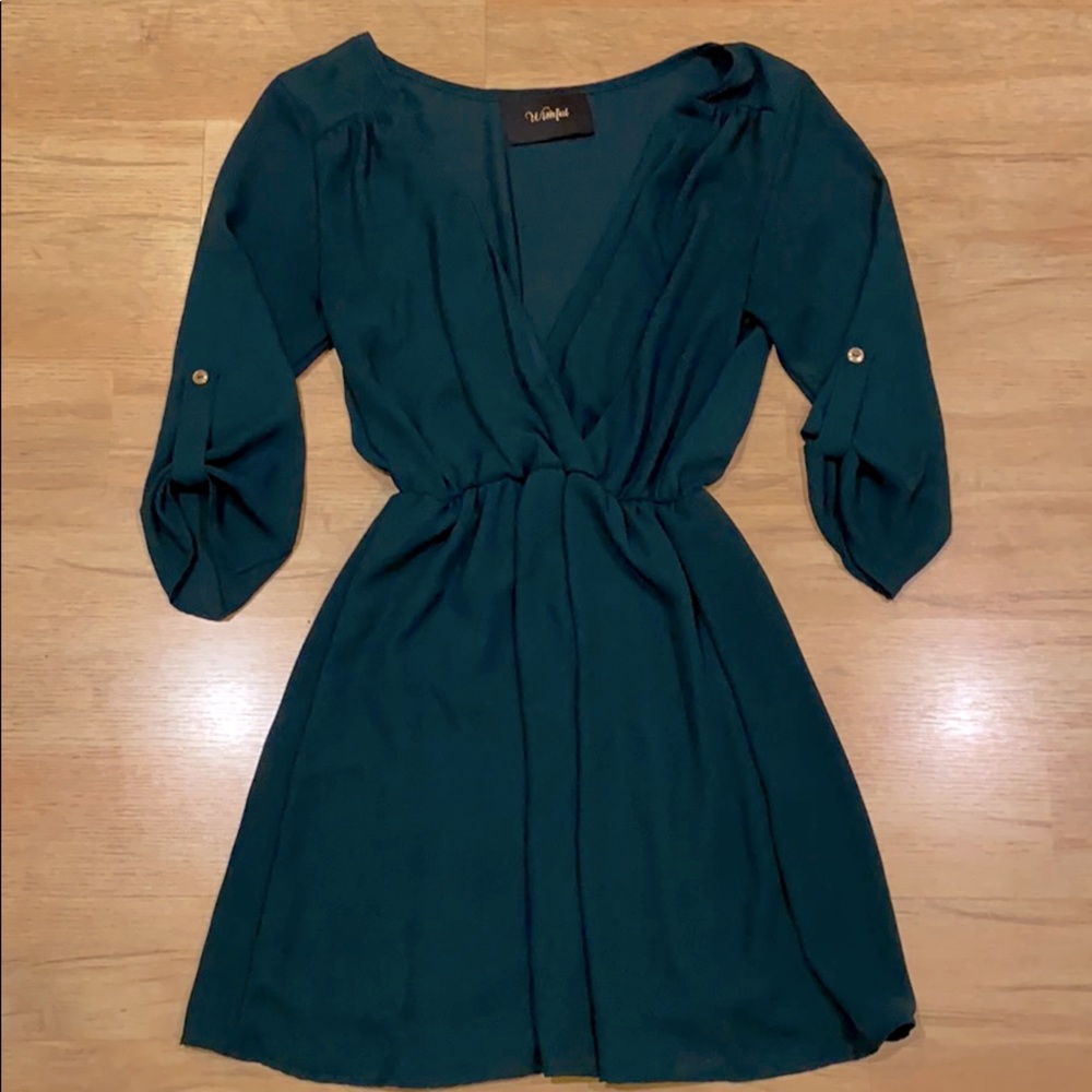 Deep V Dress